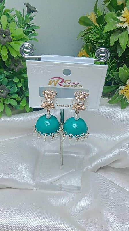 "Beautiful Jhumka Earrings for Sale on OLX" 8