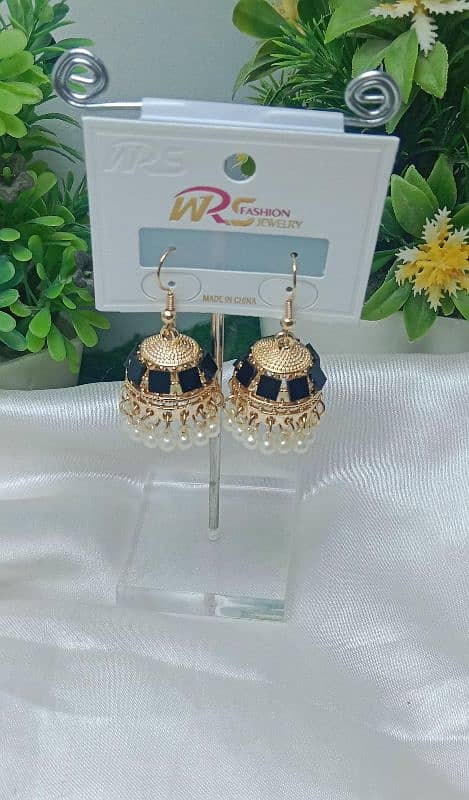 "Beautiful Jhumka Earrings for Sale on OLX" 9