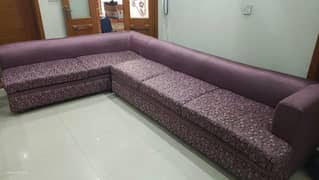 L shape corner sofa - 1 seat | Velvet Stuff | 8 seater