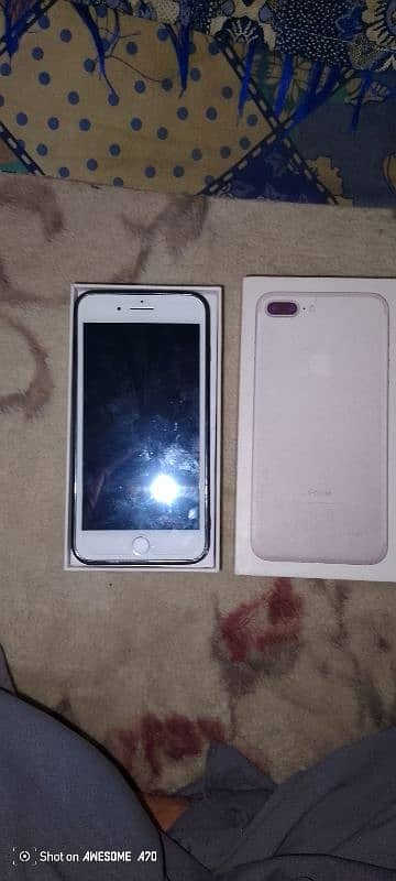 I phone 7 plus with box pta 1