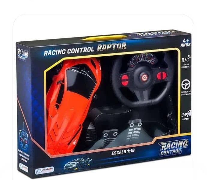 Exciting Multicolor RC Car - 1 Pc Plastic Electric Drive Set 1