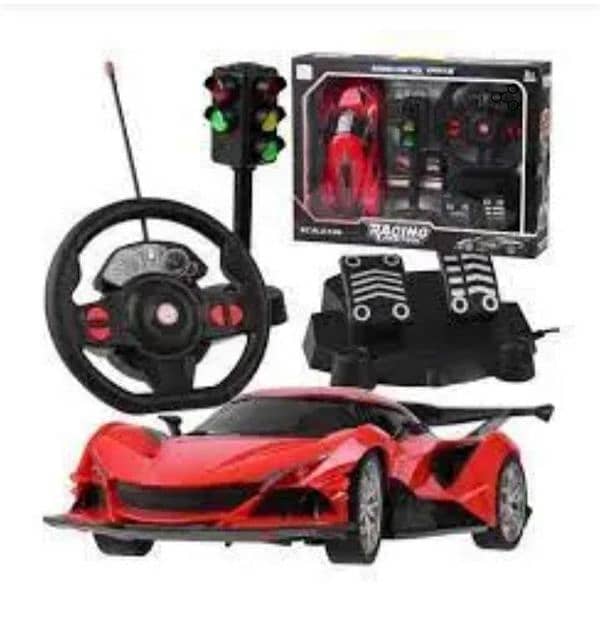 Exciting Multicolor RC Car - 1 Pc Plastic Electric Drive Set 2