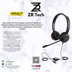 Jabra Evolve 20/30/40/65 USB Noise Cancellation Headphone