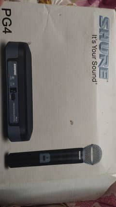 shure wirles mic full box