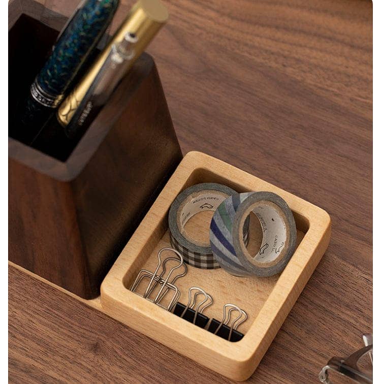 Simple Wooden Pen Holder For Office Organization And Storage 5