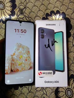 Samsung a06 64GB 4GB ram. 03323000388