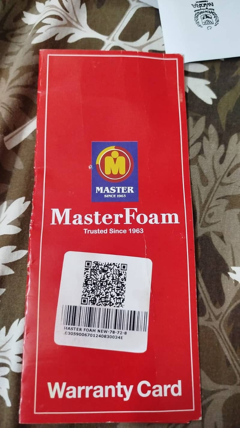 MASTER FOAM (KING SIZE) 3 month used (10/10) 1