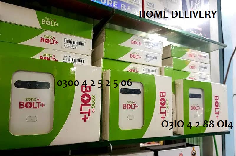 New zong 4G Wifi Bolt PLUS Cloud Device Available 0