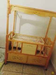 Baby Cot With Swing