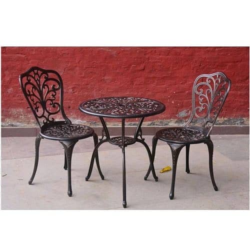 Cast aluminum garden Furniture For patio-aluminium table and chair set 8