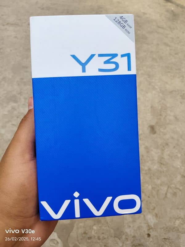 Vivo y31 4/128GB 10/10 condition 1