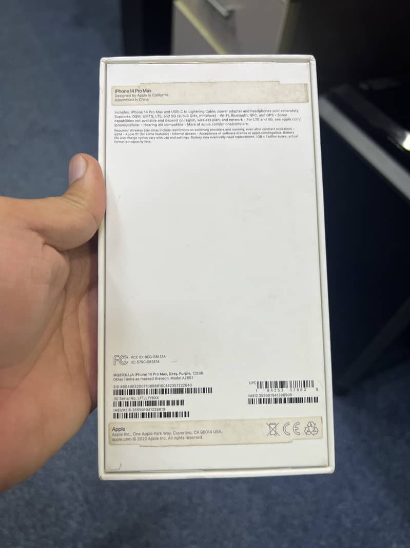 Apple iPhone 14 Pro Max 128gb PTA Approved 3