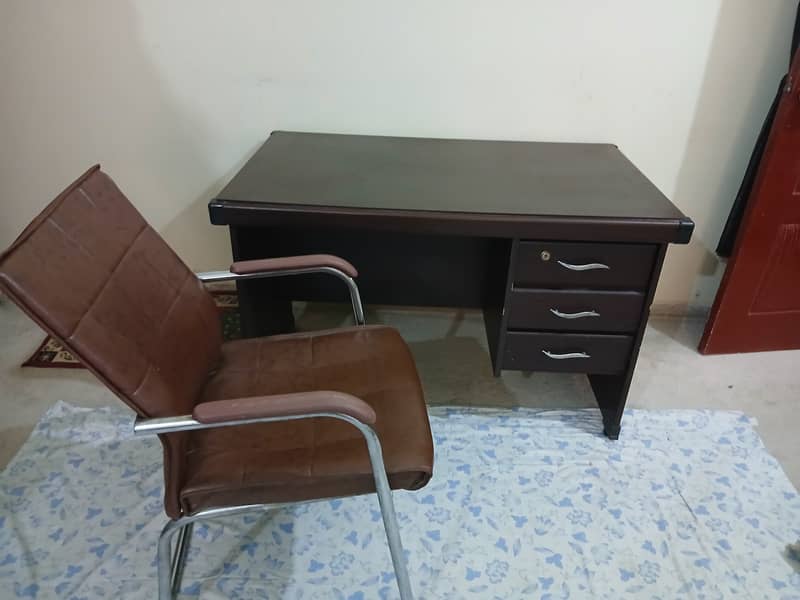 Computer table with chair, (Office table with Chair) 2