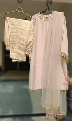 Party Wear 3-Piece Stitched Dress