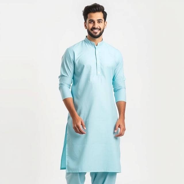 Premium Wash and Wear Kurta Pajama Wrinkle Free Comfortable and Stylis 4