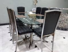 Dinning table with 8 chairs