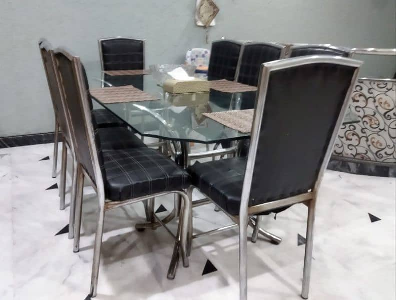 Dinning table with 8 chairs 0