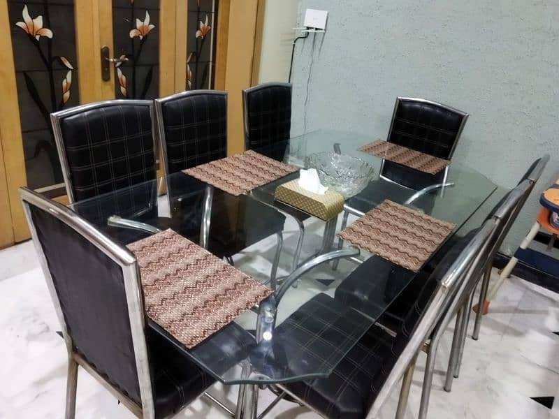 Dinning table with 8 chairs 2