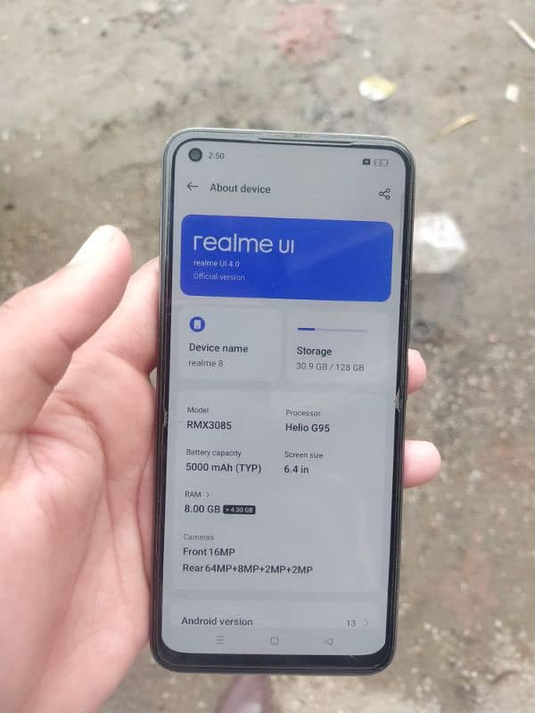 Realme 8  (8/128 GB) for sale 6