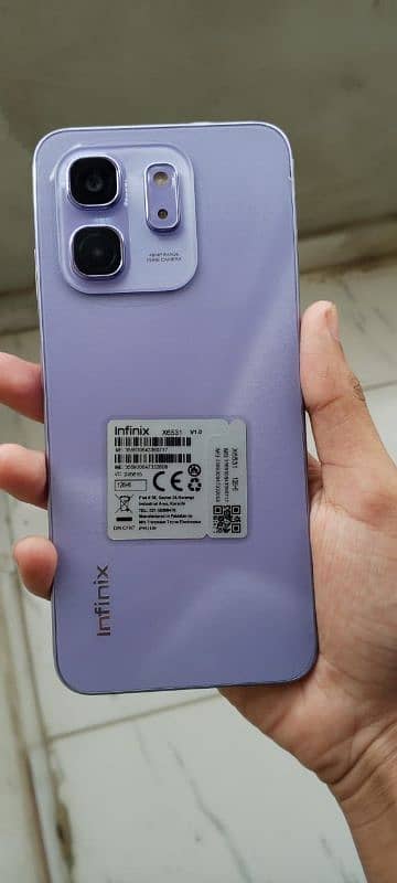 Infinix Hot 50i 6 gb 128 gb Purple Colour 0