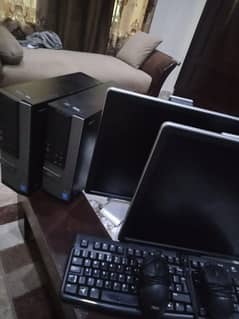 2 Desktop Set i5 4 generation 4GB Ram 128 SSD