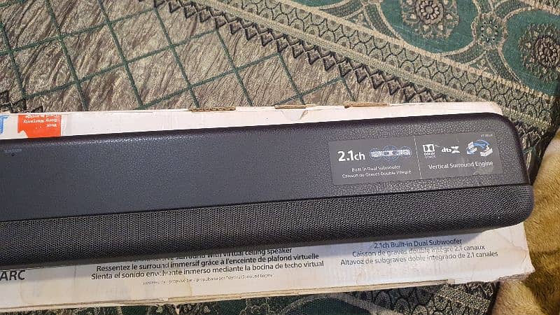 my sony ht x8500 sound bar only 1 month use come from Dubai 1