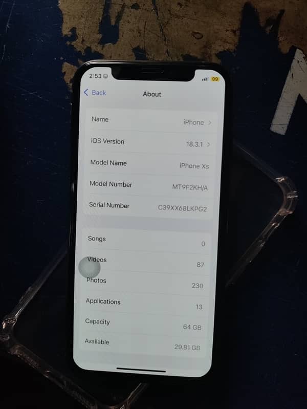 iPhone XS pta 0