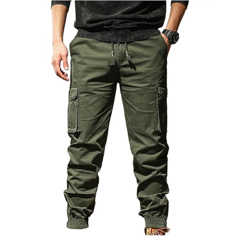 Stylish Cargo Pants for Men Women Six Pocket Utility Trousers Durable 7