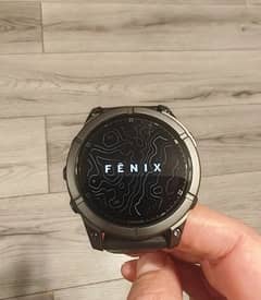 Fenix E AMOLED stainless steel with a black silicone band