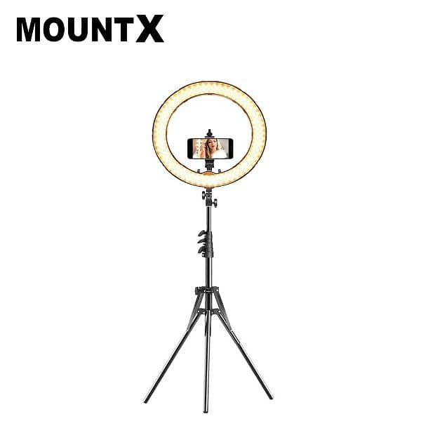 LED Ring Light 18 Inch  45 cm with 7.5ft Metal Tripod Stand Carry 1