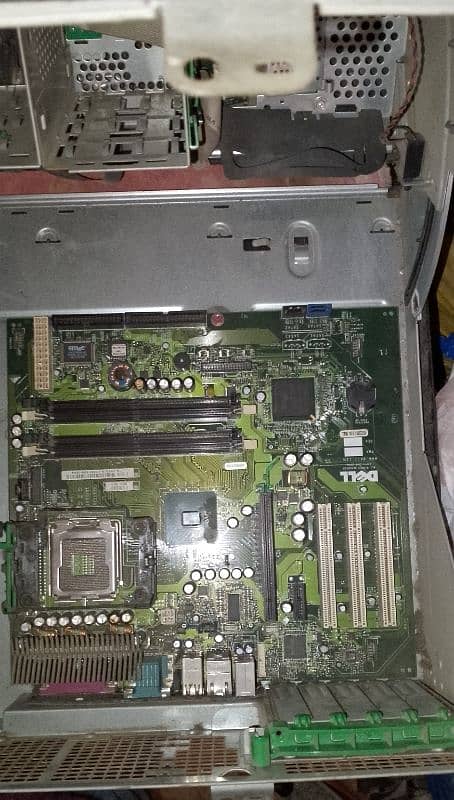 6 Piece Only CPU Motherboard and Casing Without All Others components. 14