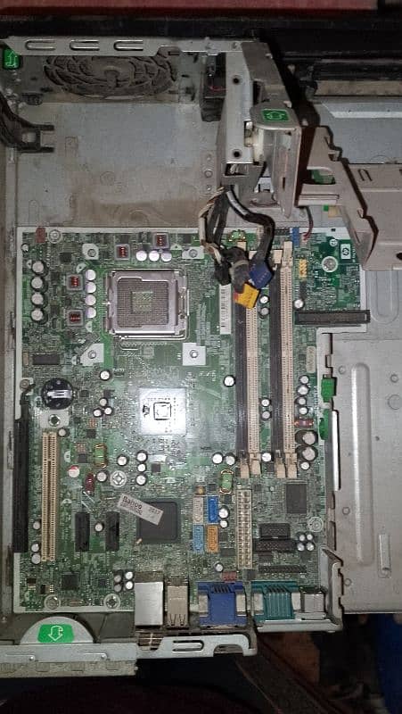 6 Piece Only CPU Motherboard and Casing Without All Others components. 15