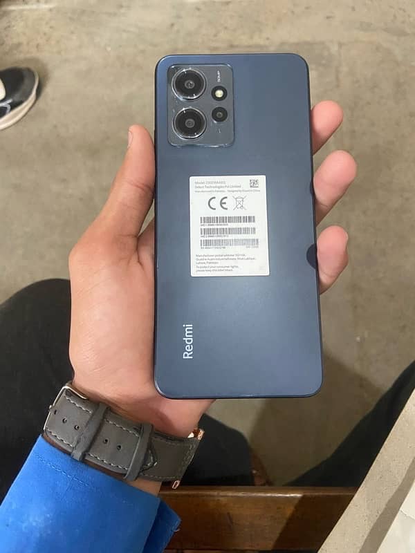 redmi not 12 128 with box chargerr 2