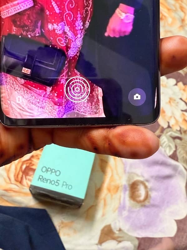 oppo reno 5pro 12/256 with complte box 6