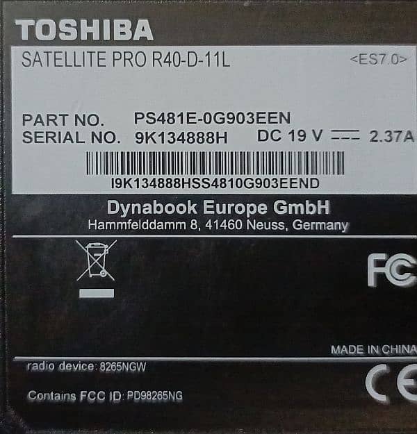 Toshiba Satellite Pro Core i5 7th Generation 1