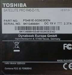 Toshiba Satellite Pro Core i5 7th Generation