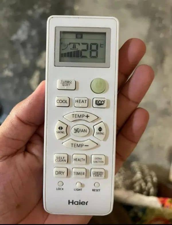 Haier 1.5 ton DC inverter heat and cool AC 1
