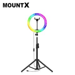 RGB LED Soft Ring LIght 16 Spectrum 33 cm /13 inches With 7.5ft Metal