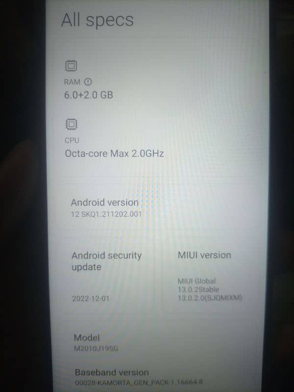 Redmi 9t  Ram 6gb  Storage 128gb 3