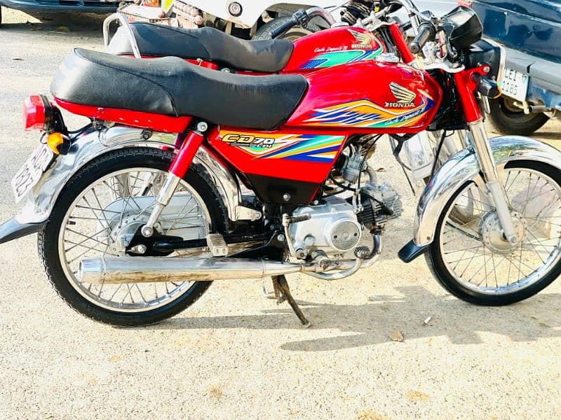 Honda CD 70 Punjab num 20 model 19 registerd condition 10/9 0