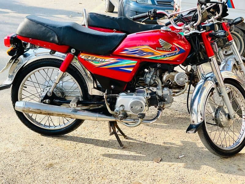 Honda CD 70 Punjab num 20 model 19 registerd condition 10/9 1