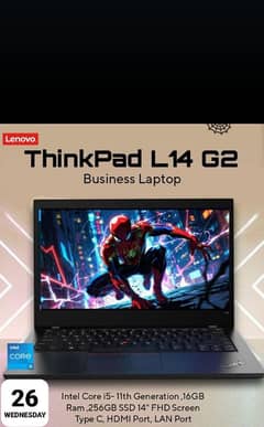 Lenovo ThinkPad L14 G2 - Intel Core i5 16gb 256gb