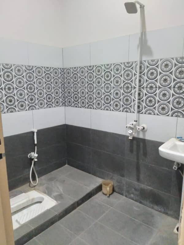 Tile Flooring 1st floor 2 bed Lounge Flat for Rent In Gulshan e Iqbalblock4a 2