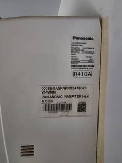 Panasonic Inverter heat and cool