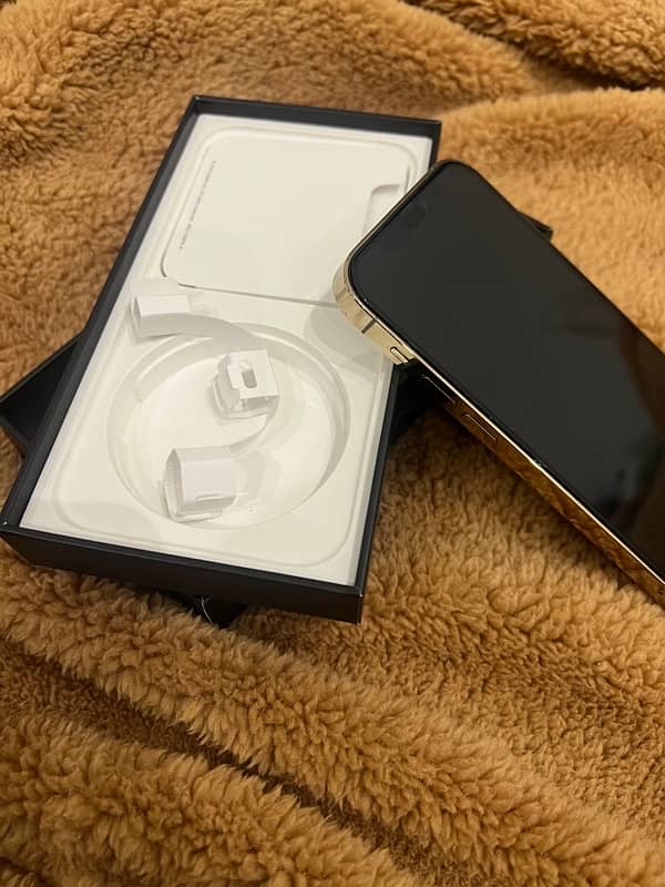 iphone 12 pro 128 gb PTA APPROVED Gold with box 2