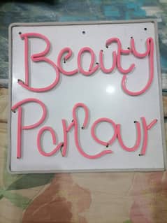 Neon Made Beautiful Blinking Beauty Parlor Board