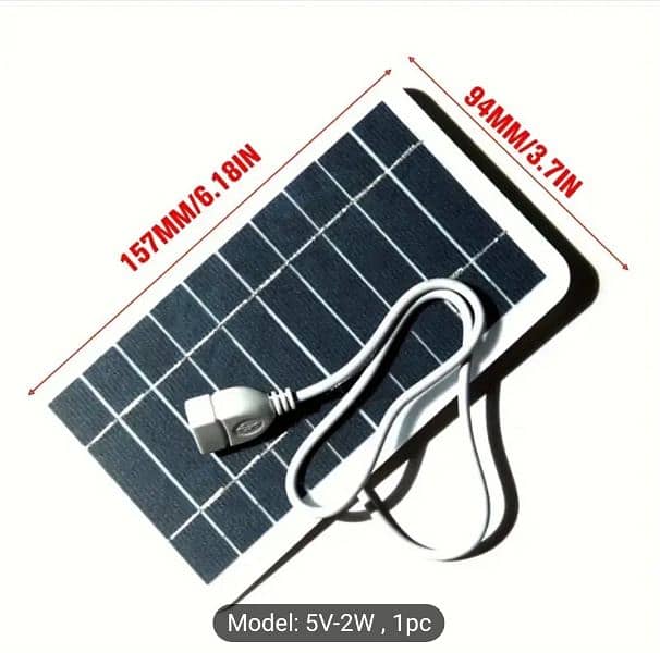 Portable Solar Charger For Mobile and tablets with USB 2