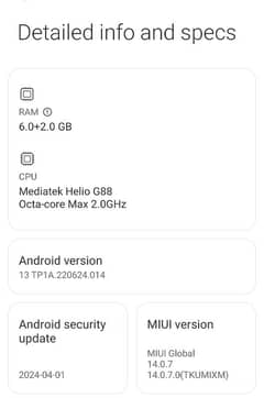 urgent sell and exchange only redmi 9t