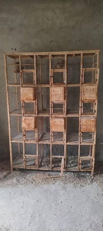 12 Portion Beautiful Wooden Cage 0