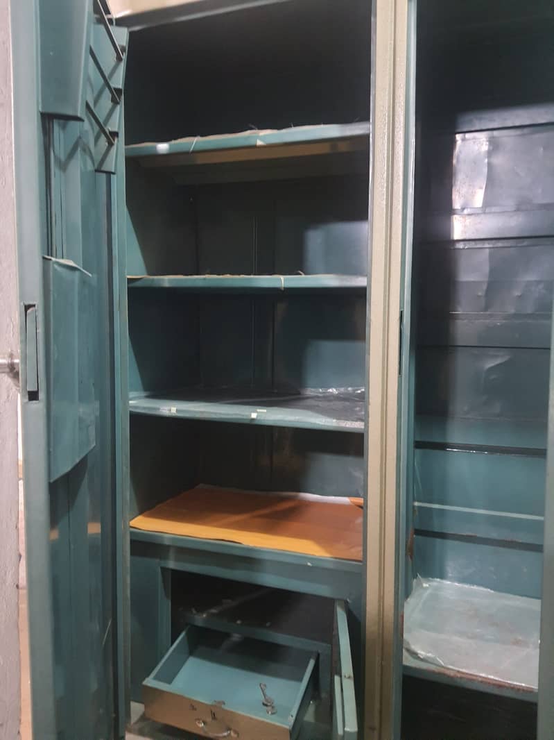 Iron cupboard. . . 6 and half feet height. 5 feet width 6